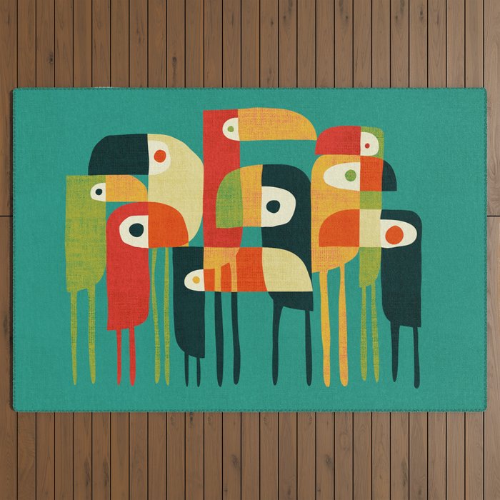 Toucan Outdoor Rug Gallery Image 3
