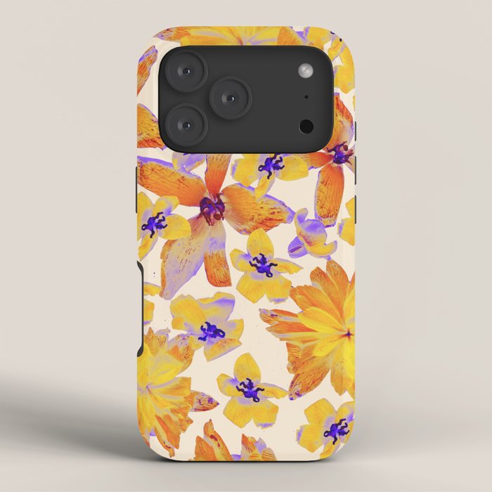 Grandma's Flowers (BEIGE) iPhone Case Gallery Image 3