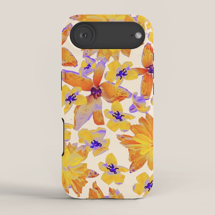 Grandma's Flowers (BEIGE) iPhone Case Gallery Image 2
