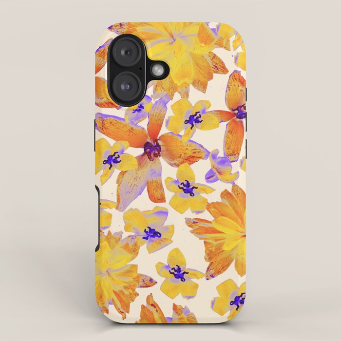 Grandma's Flowers (BEIGE) iPhone Case Gallery Image 1