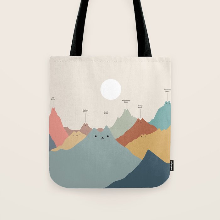 Cat Landscape 115: Himeowlaya Tote Bag Gallery Image 1