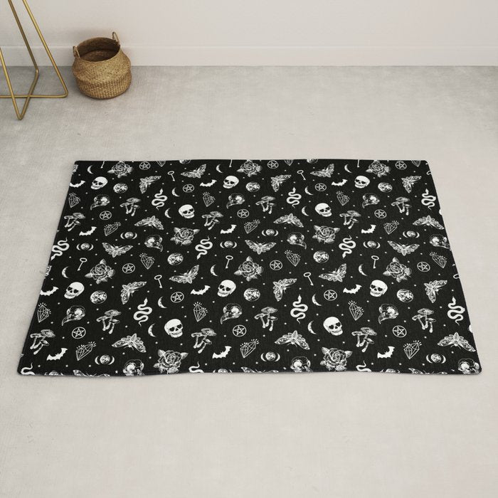 Witchcraft B&W Rug Gallery Image 2