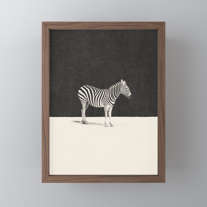 MINIMAL ANIMAL / Zebra Mini Art Print Gallery Image 2