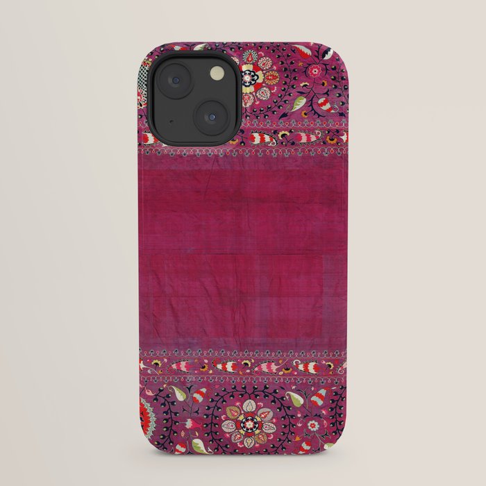 Shakhrisyabz Southwest Uzbekistan Suzani Embroidery Print iPhone Case Gallery Image 21