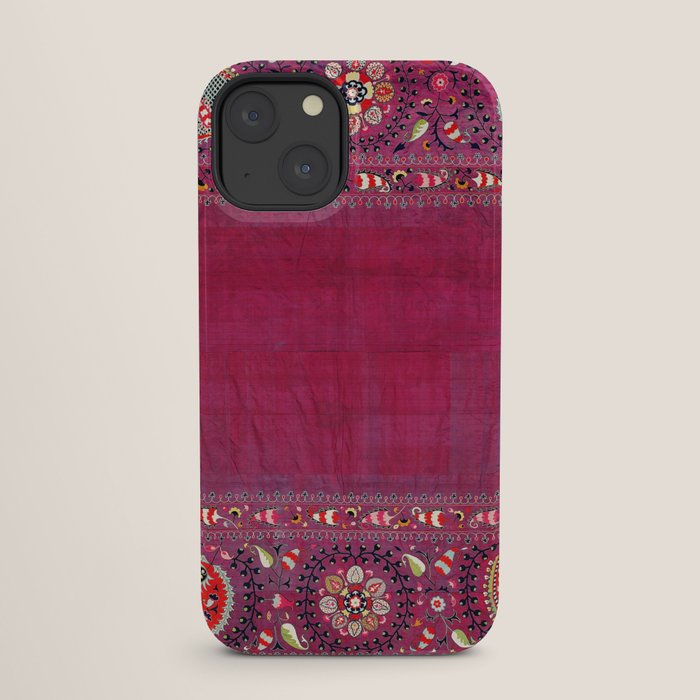 Shakhrisyabz Southwest Uzbekistan Suzani Embroidery Print iPhone Case Gallery Image 25