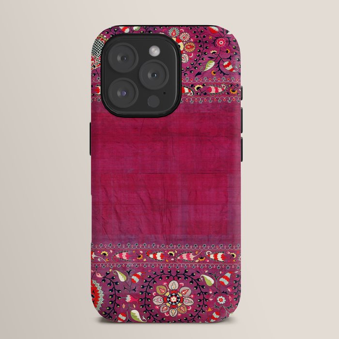 Shakhrisyabz Southwest Uzbekistan Suzani Embroidery Print iPhone Case Gallery Image 15