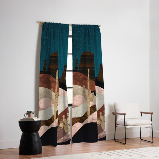 Desert Stars Window Curtain Gallery Image 2