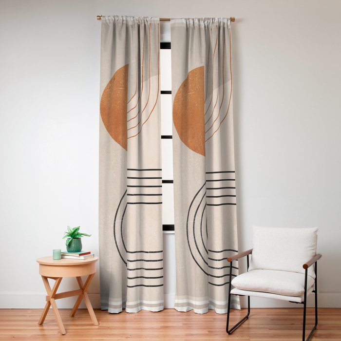Minimal Geometric 138 Window Curtain Gallery Image 4