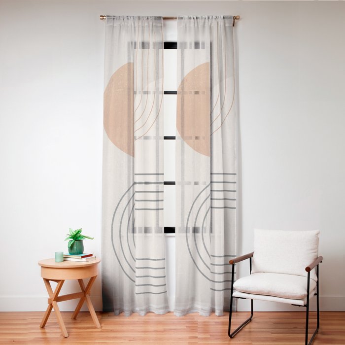 Minimal Geometric 138 Window Curtain Gallery Image 20