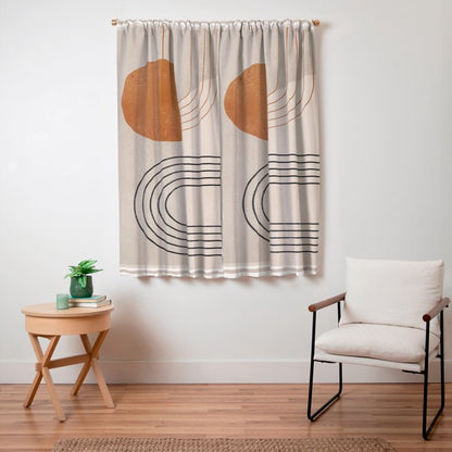 Minimal Geometric 138 Window Curtain Gallery Image 3