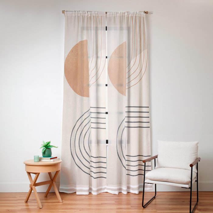 Minimal Geometric 138 Window Curtain Gallery Image 16