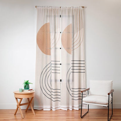Minimal Geometric 138 Window Curtain Gallery Image 16