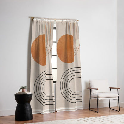 Minimal Geometric 138 Window Curtain Gallery Image 6