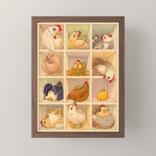 Chicken Coop Mini Art Print Gallery Image 2