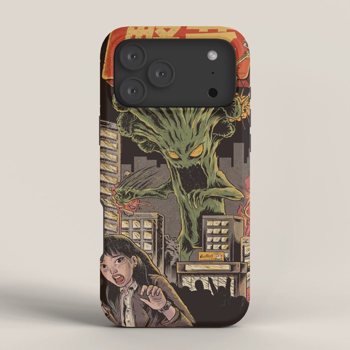 Broccozilla Black Version iPhone Case Gallery Image 4