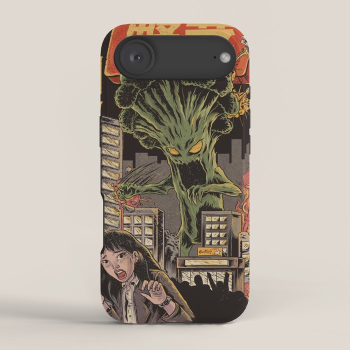 Broccozilla Black Version iPhone Case Gallery Image 2