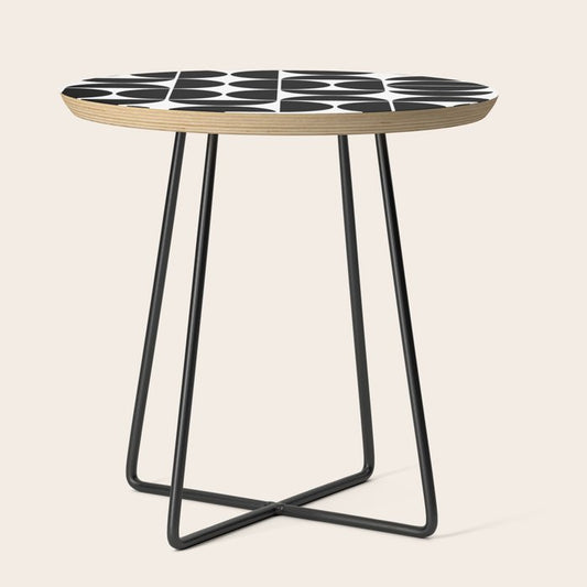 Mid Century Modern Geometric 04 Black Side Table Gallery Image 2