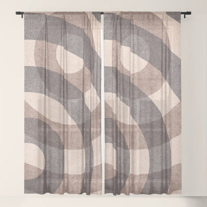 ABSTRACT ALPHABET / Decorative O Window Curtain Gallery Image 21