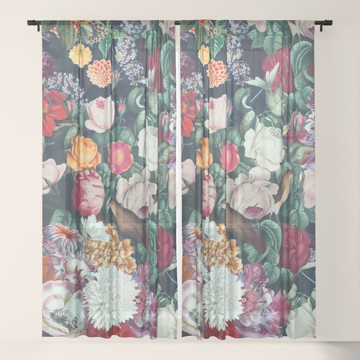 EXOTIC GARDEN - NIGHT XIII Window Curtain Gallery Image 21