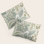 Jungle adventure natural green Pillow Sham Gallery Image 1