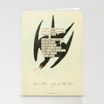 Bird Divinations: Frigate Pelican (about: almanacofbirds.org) Stationery Card Gallery Image 1