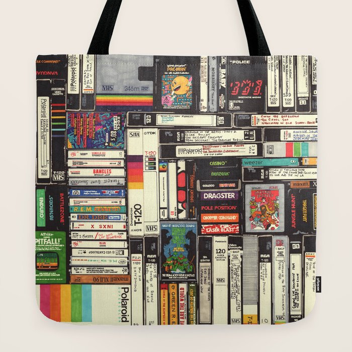 Cassettes, VHS and Video Games Tote Bag Gallery Image 2