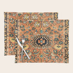 Sarouk Poshti Vintage Persian Rug Print Placemat Gallery Image 1