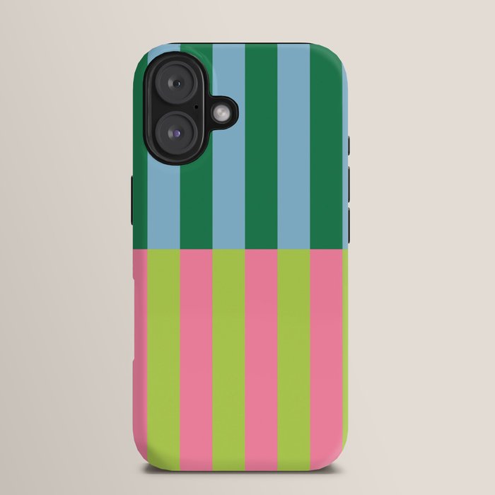 Vibrant Stripe Design: Modern Colorful Pattern for Dynamic Visuals iPhone Case Gallery Image 13