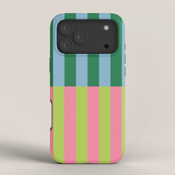Vibrant Stripe Design: Modern Colorful Pattern for Dynamic Visuals iPhone Case Gallery Image 4
