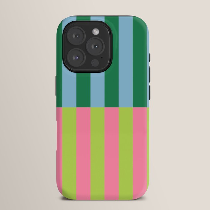 Vibrant Stripe Design: Modern Colorful Pattern for Dynamic Visuals iPhone Case Gallery Image 15