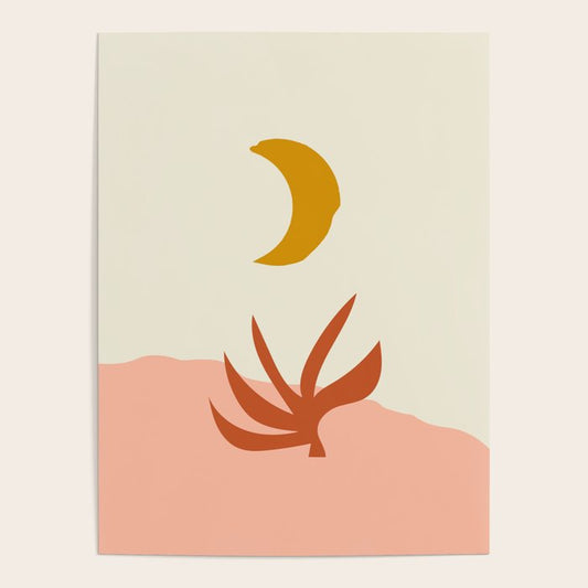 Waxing Crescent Moon Poster Gallery Image 2