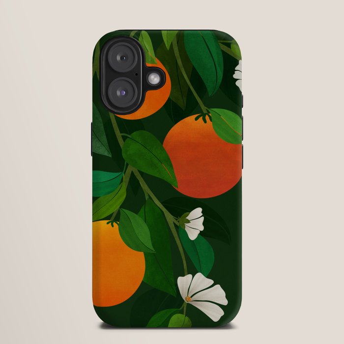 Oranges and Blossoms Botanical Illustration iPhone Case Gallery Image 9