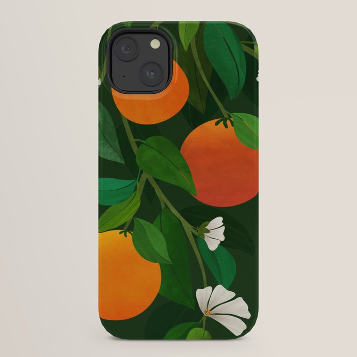 Oranges and Blossoms Botanical Illustration iPhone Case Gallery Image 30