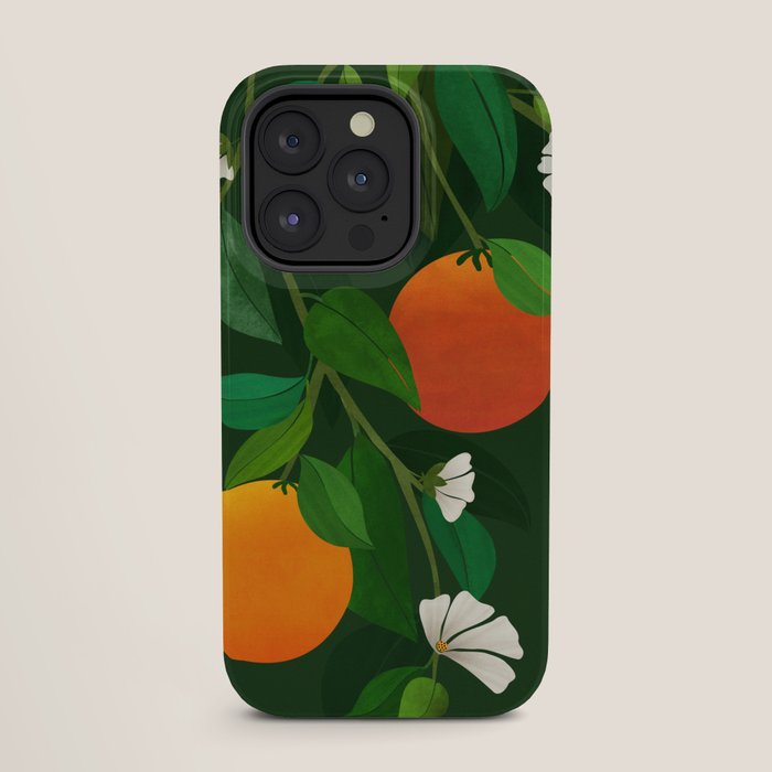 Oranges and Blossoms Botanical Illustration iPhone Case Gallery Image 27