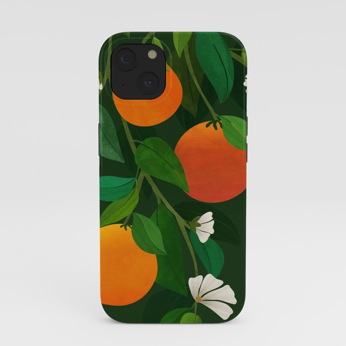 Oranges and Blossoms Botanical Illustration iPhone Case Gallery Image 37
