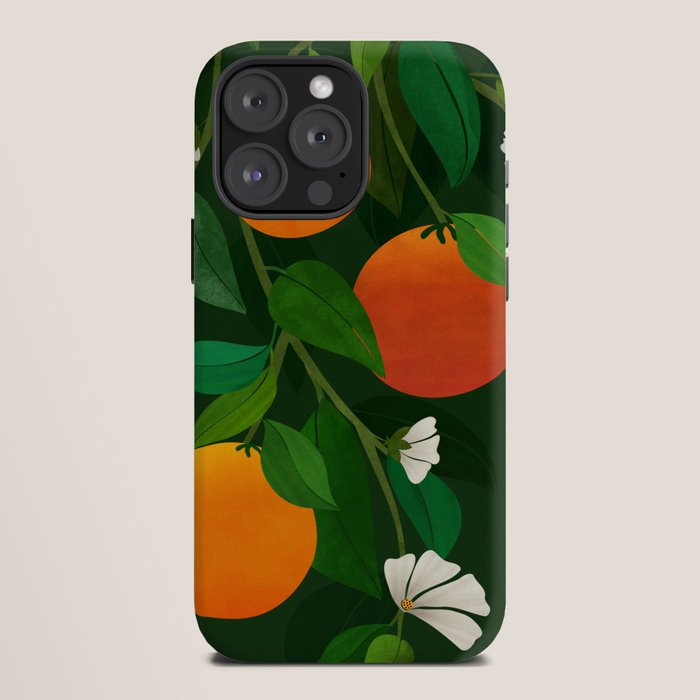 Oranges and Blossoms Botanical Illustration iPhone Case Gallery Image 12