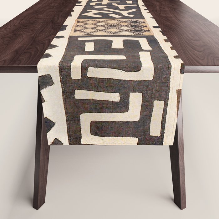 Kuba Congo Central African Wraparound Skirt Print 2 Table Runner Gallery Image 1