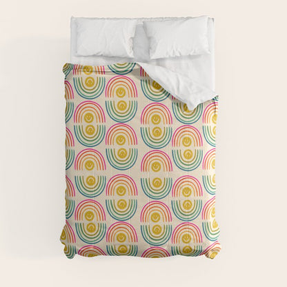 Smiley Rainbow Print Comforter Gallery Image 8