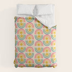 Smiley Rainbow Print Comforter Gallery Image 1