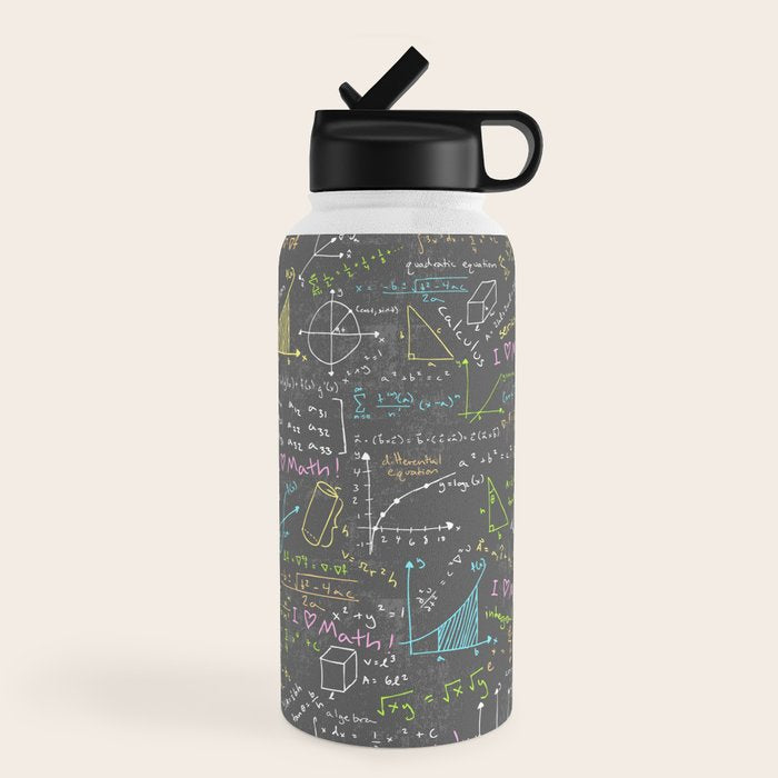 Math Lessons Water Bottle Gallery Image 4