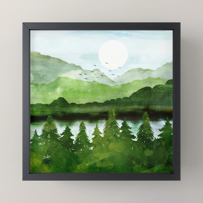 Forest Morning Mini Art Print Gallery Image 3