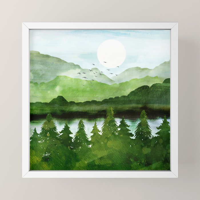 Forest Morning Mini Art Print Gallery Image 4