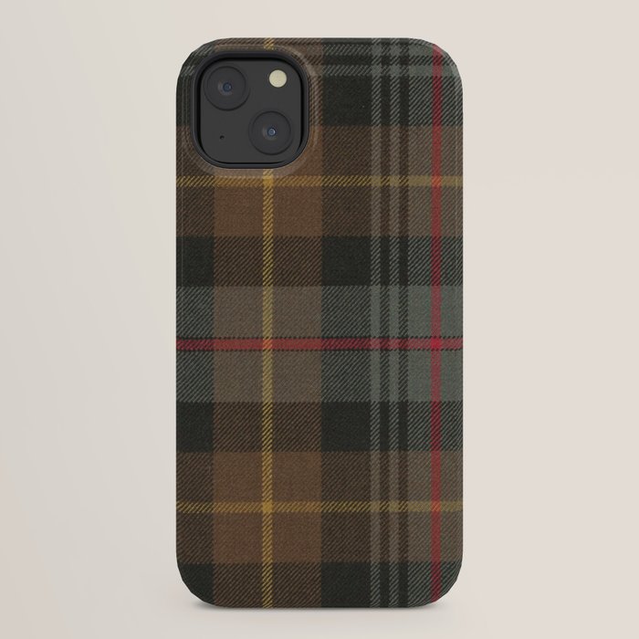 Vintage Brown Gray Tartan Plaid Pattern iPhone Case Gallery Image 30