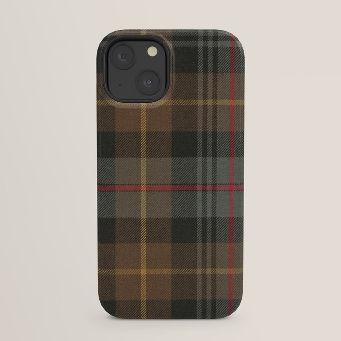 Vintage Brown Gray Tartan Plaid Pattern iPhone Case Gallery Image 21