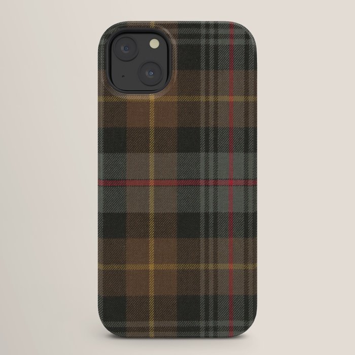 Vintage Brown Gray Tartan Plaid Pattern iPhone Case Gallery Image 26