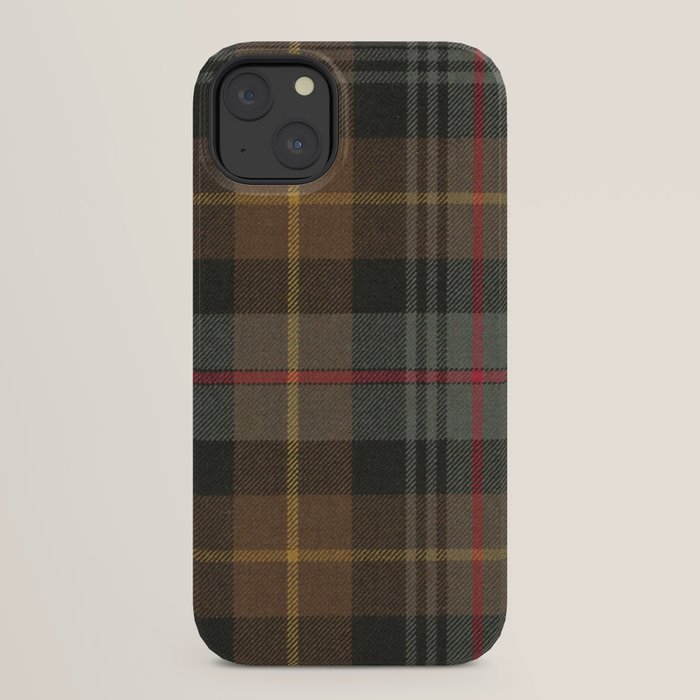 Vintage Brown Gray Tartan Plaid Pattern iPhone Case Gallery Image 22