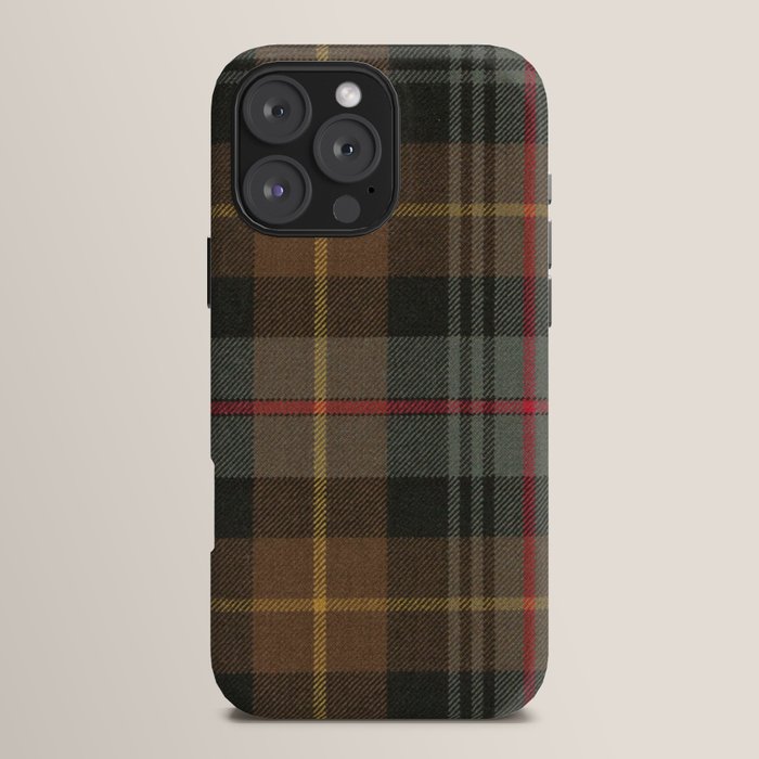 Vintage Brown Gray Tartan Plaid Pattern iPhone Case Gallery Image 16