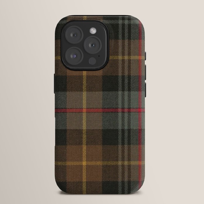 Vintage Brown Gray Tartan Plaid Pattern iPhone Case Gallery Image 15