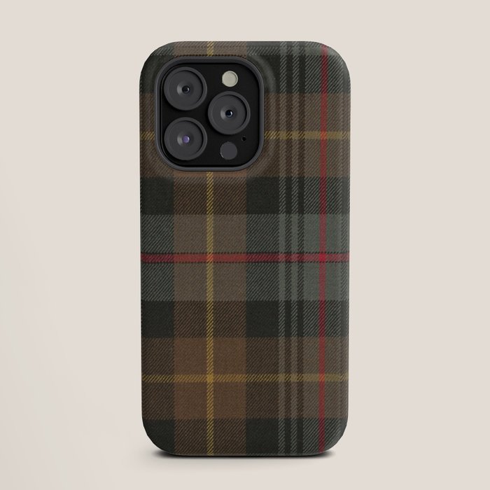 Vintage Brown Gray Tartan Plaid Pattern iPhone Case Gallery Image 19