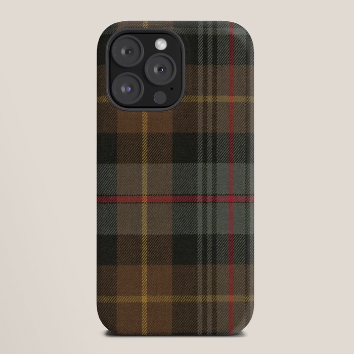 Vintage Brown Gray Tartan Plaid Pattern iPhone Case Gallery Image 20
